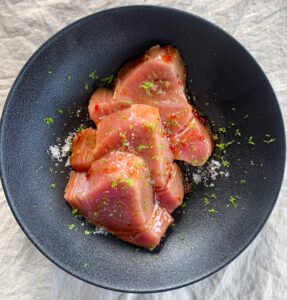 grillad tonfisk